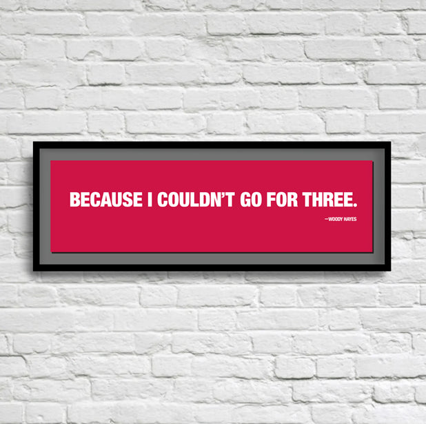 GO FOR THREE