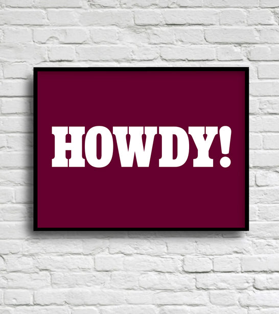 HOWDY!