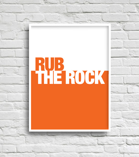 RUB THE ROCK