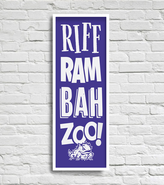 RIFF RAM BAH ZOO!